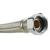 Tectite By Apollo 3/4 in. Push-to-Connect x 3/4 in. FPT x 18 in. Braided Stainless Steel Water Heater Connector w/ BV FSBBS34F18BV